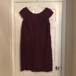 Dress Barn Wine-colored semi-formal dress